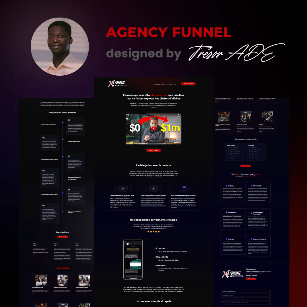 Trésor ADE, formateur Funnel Freedom